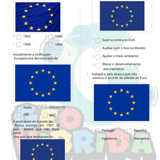 237-Questionario 20 Perguntas União Europeia