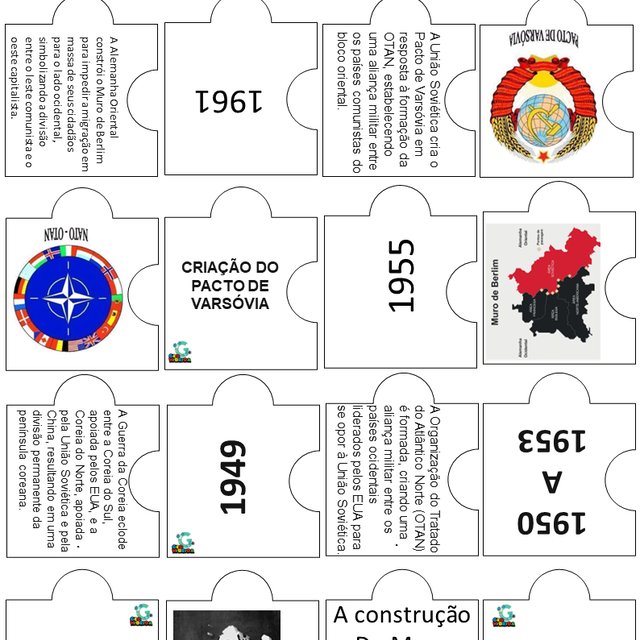 407- QUEBRACABEÇA 4 PEÇAS VELHA ORDEM MUNDIAL