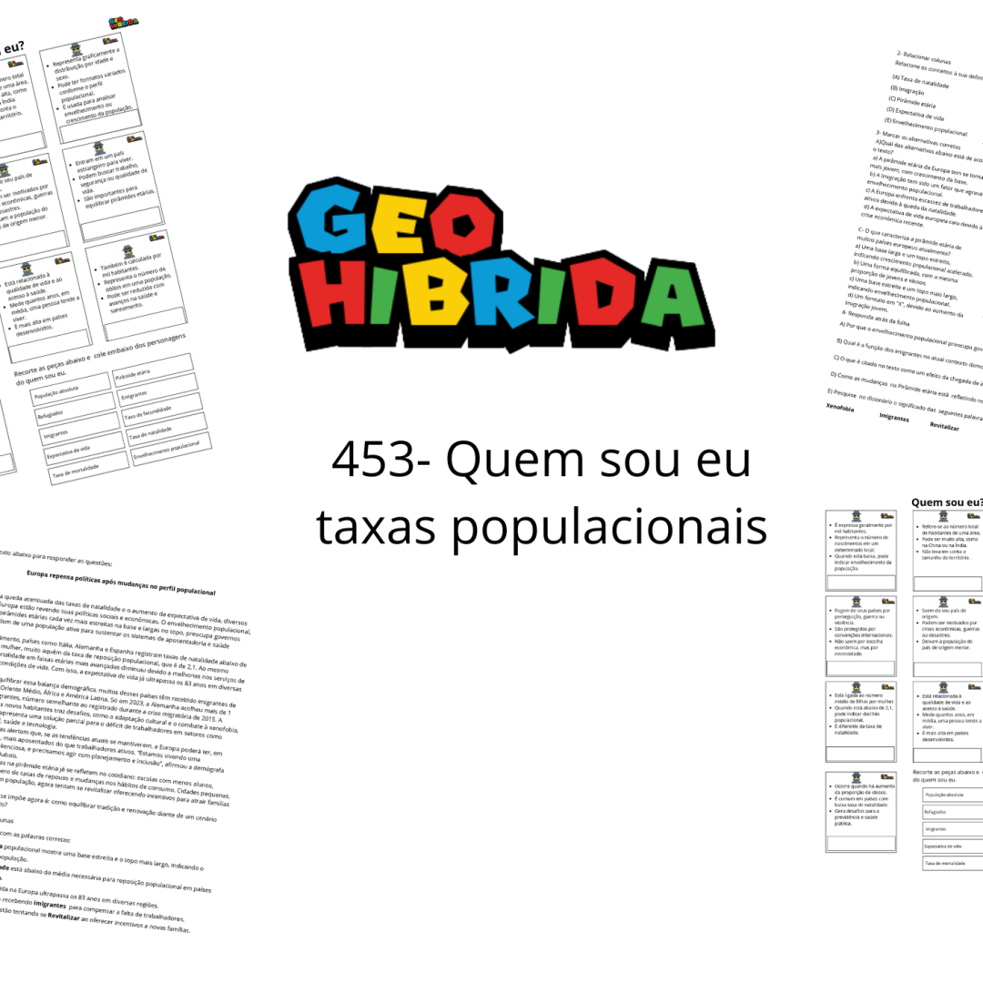 453- Quem sou eu taxas populacionais