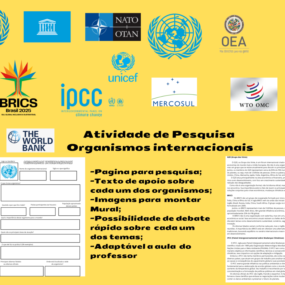 456- Atividade organismos internacionais -