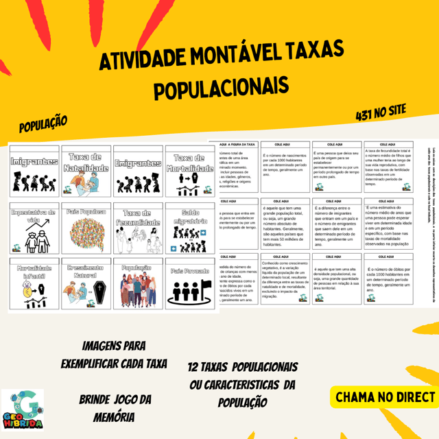 431- Atividade montável taxas populacionais