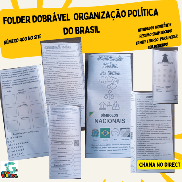 400- Folder Organização política do Brasil