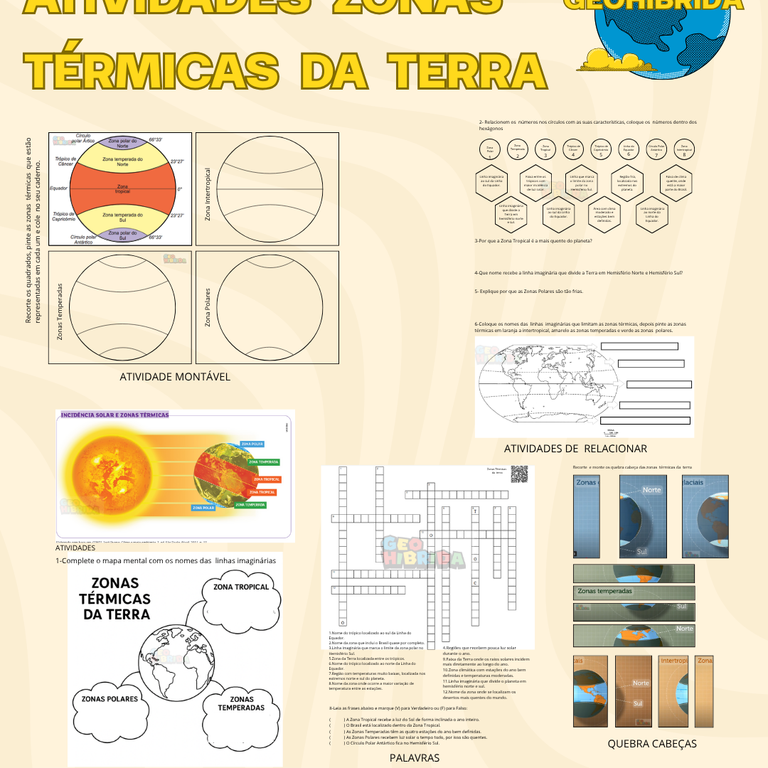 478-Atividade zonas térmicas da  terra