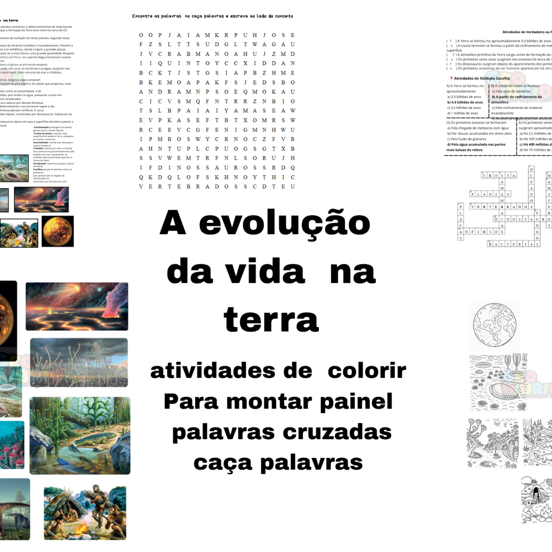 470 - Atividade  formação da vida na terra