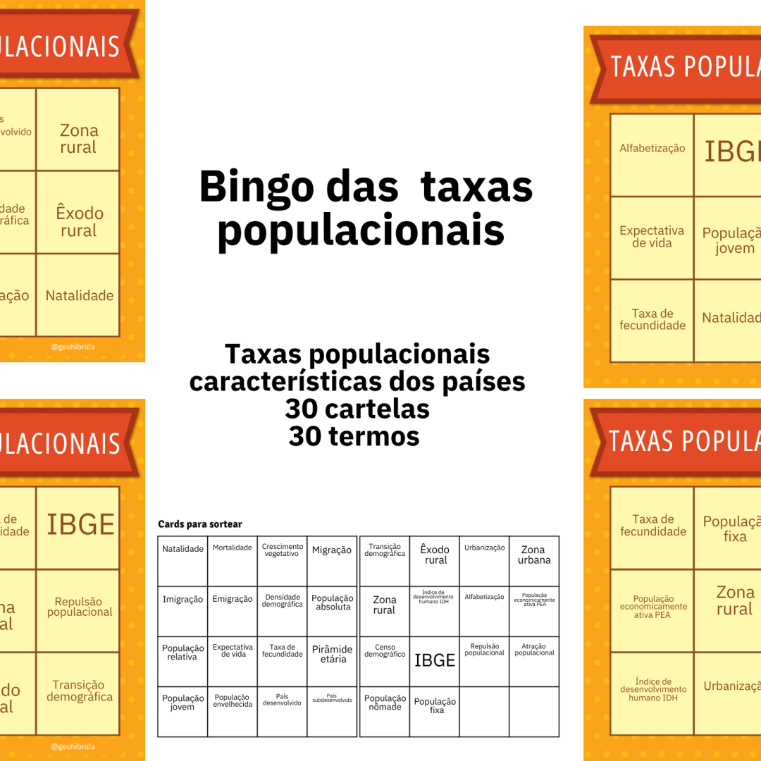 466- BINGO DAS  TAXAS  POPULACIONAIS