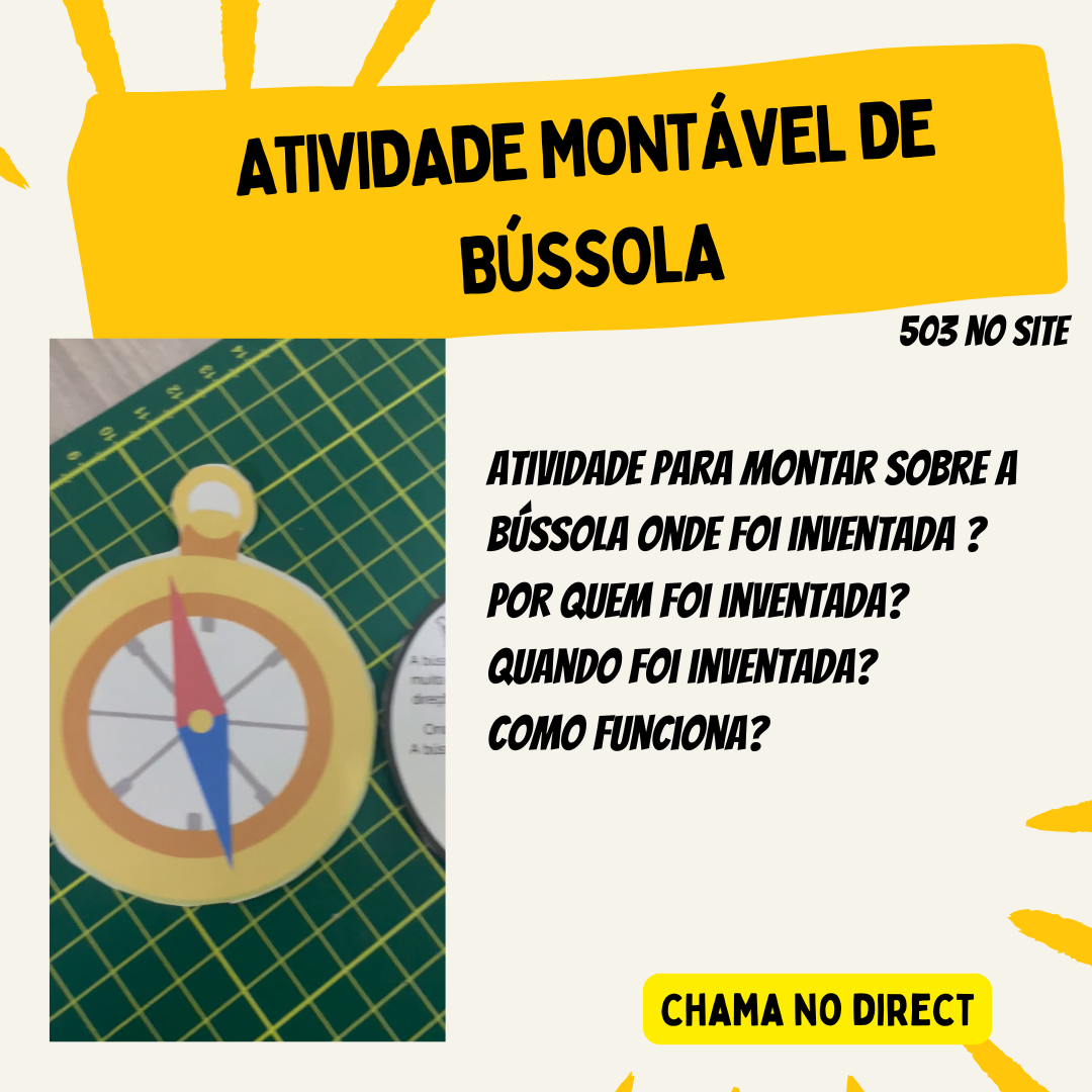 503- Atividade Bússola Montável