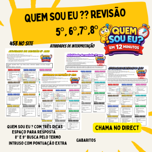 revisão quem sou eu